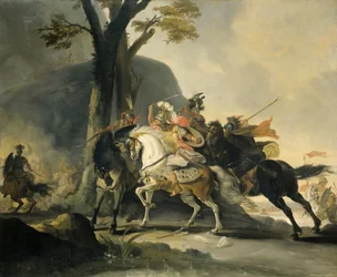 Alessandro Magno alla battaglia del Granico contro i Persiani