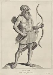 Herulen (Oude hier woonachtige volken, Peplus sive Gothorum, Wandalorum, Svevorum, Herulorum, Gepidarum, Marcomannorum et quadorum veterum Imagines ex antiquis monumentis et museo Marci Zuerii Boxhornii)