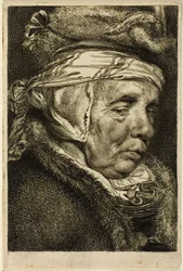 Testa di una Vecchia Donna