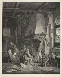 Interno di una locanda, chiamata "The Skaters" (I pattinatori)