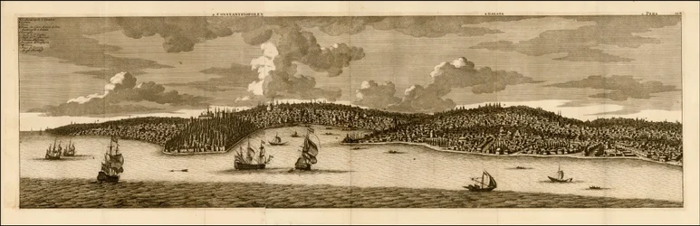 Veduta di Costantinopoli del 1698 di Cornelis De Bruyn