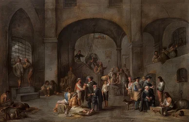 La visita ai prigionieri (Da un ciclo con le sette opere di misericordia)