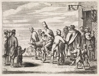 Uomo su asino legato (Genretaferelen)