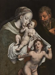 La Sacra Famiglia con il Bambino San Giovanni