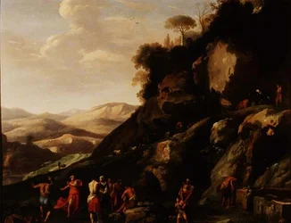 Contadini che Ballano in un Paesaggio