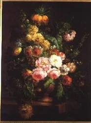 Urna con fiori