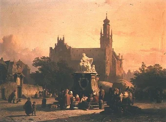 Una piazza cittadina
