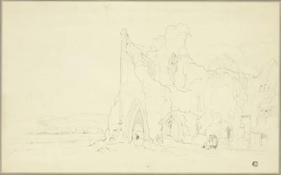 Paesaggio con rovine gotiche