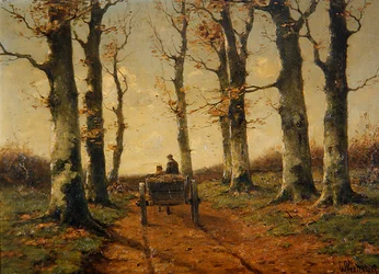 Una strada di campagna, c.1880