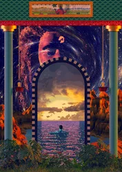 Portale del tramonto mistico