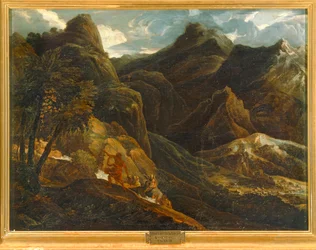 Paesaggio con legno