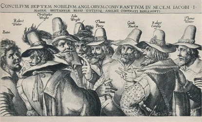 I cospiratori della Congiura delle Polveri, 1605, 1904