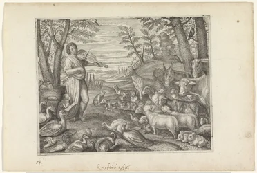 Orfeo Incanta gli Animali con la Sua Musica