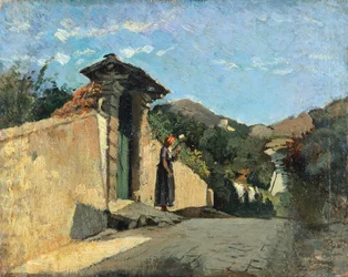 Studio di paesaggio, ca 1861, di Cristiano Banti
