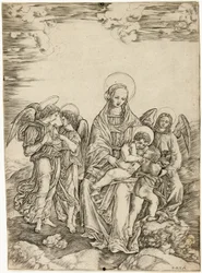 La Vergine e il Bambino con San Giovanni e tre angeli