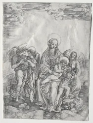 Vergine con Bambino e il piccolo San Giovanni