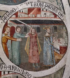 La morte di Priamo per mano di Pirro
