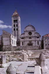 Facciata della chiesa, costruita nel 1091