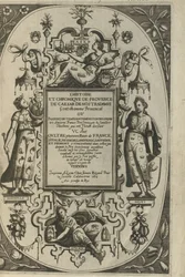 Pagina del titolo della Histoire et Chronique de Provence, 1614