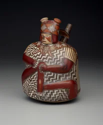 Vaso raffigurante un guerriero ferito