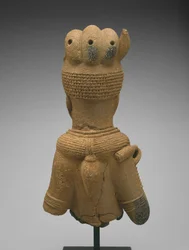 Testa e torso di una figura femminile, regione di Jos Plateau, Nigeria, 500 a.C.-200 d.C. (terracotta)