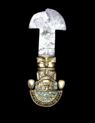 Tumi cerimoniale, periodo Medio Sicán, 900-1100