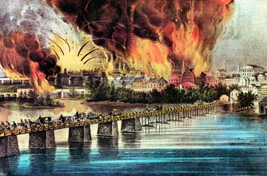 La caduta di Richmond, Virginia, Guerra Civile Americana, 2 aprile 1865