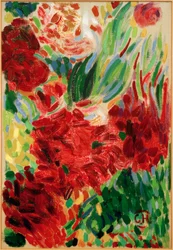 Composizione di peonie
