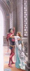 Vuoi andartene? Non è ancora giorno., illustrazione da Romeo e Giulietta