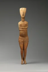 Figura femminile, 2600-2400 a.C. (marmo)