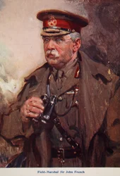 Il feldmaresciallo Sir John French, illustrazione da 