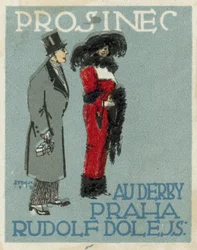 Dicembre. Au Derby Rudolf Dole moda, Praga