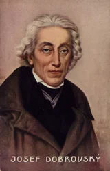 Josef Dobrovský (1753-1829), filologo e storico ceco