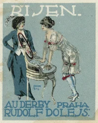 Ottobre. Au Derby Rudolf Dole moda, Praga