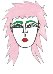 Capelli rosa arruffati, 2024