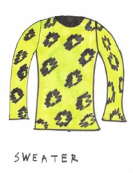 Maglione (pennarello su carta)
