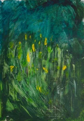 Fiori gialli astratti