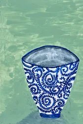 Vaso Blue Swirl