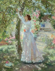 Il giardino, 1899 circa (olio su tela)