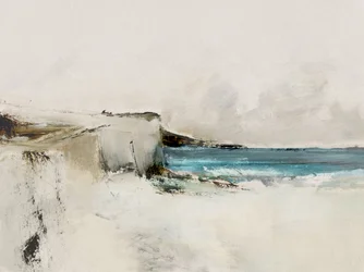 Oceano e scogliere bianche