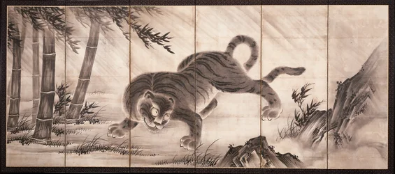 Tigre [a sinistra della coppia Drago e Tigre], metà del XVI secolo