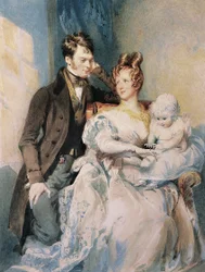 Ritratto del Signor e della Signora MacGregor con il loro bambino