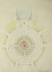 Potomac Round Point, Washington D.C., Schizzo del piano, 1909