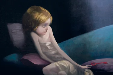 La giovane sposa e le mogli morte (dettaglio), da Barbablù di Charles Perrault