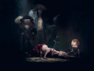 La morte di Barbablù, da Barbablù di Charles Perrault