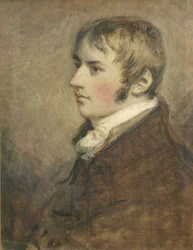 Ritratto di John Constable (1776-1837) a vent