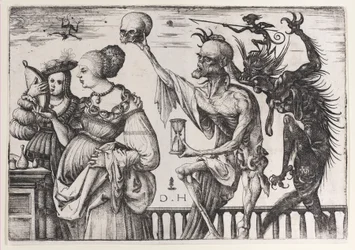 La morte e il diavolo sorprendono due donne