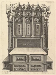 Progetto per un letto, 1527