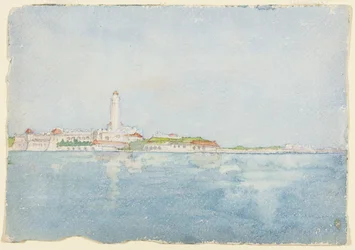 Schizzo Preso ad Algeri, Nord Africa, Schizzo di Viaggio