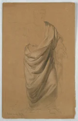 Studio di drappeggio per "Il tributo"